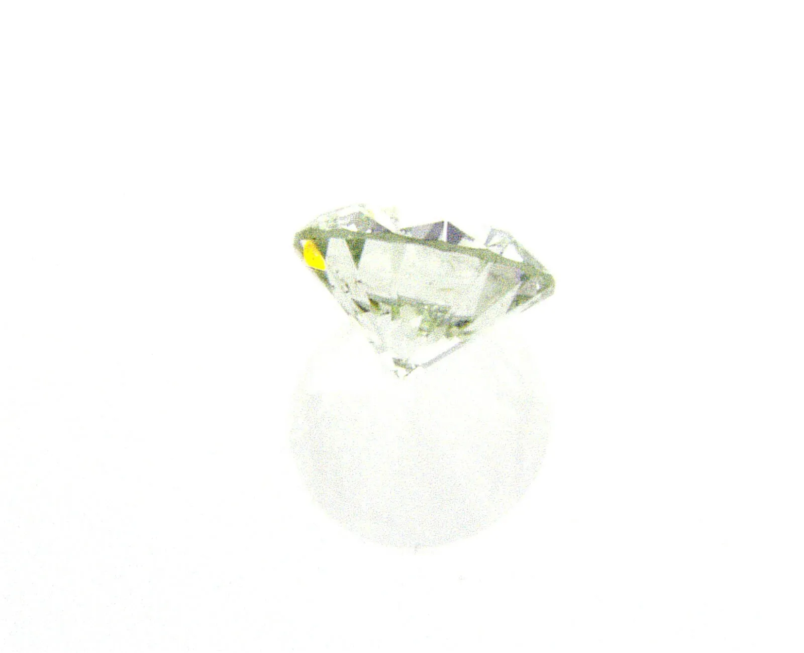 Diamond Round Cut Loose Rare Natural Fancy Green 0.18 CT SI2 GIA Certified