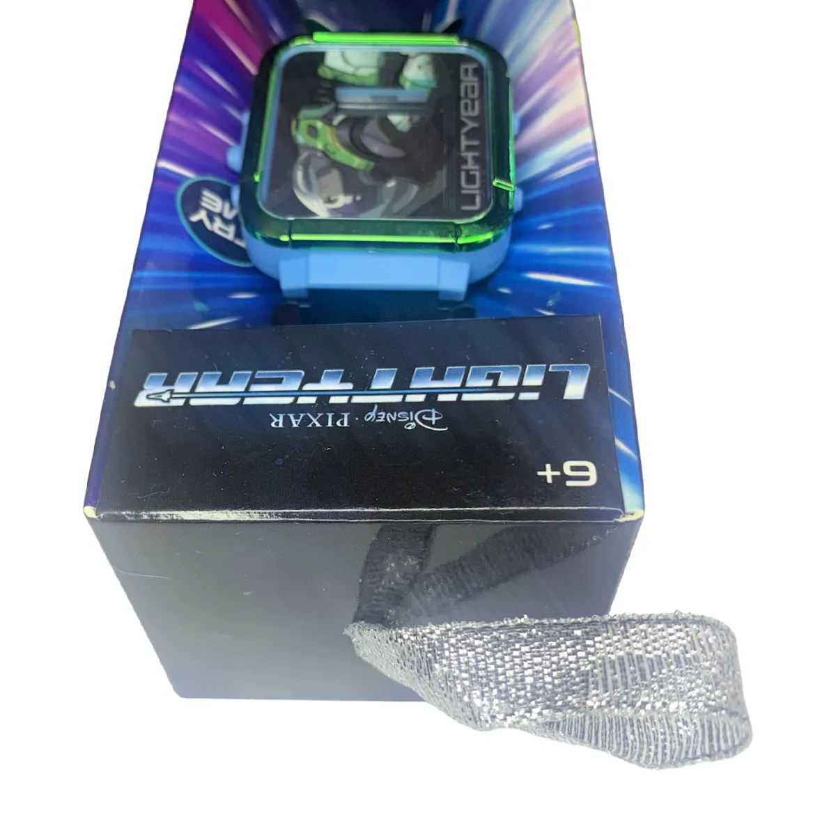 Disney Pixar BUZZ LIGHTYEAR Flashing LCD Watch Rectangle Face Unisex Kids Boxed