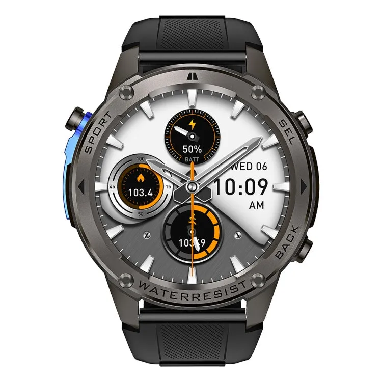 DM56 1.43 inch Color Screen Smart Watch, Support Bluetooth Call / Health Monitoring(Black)