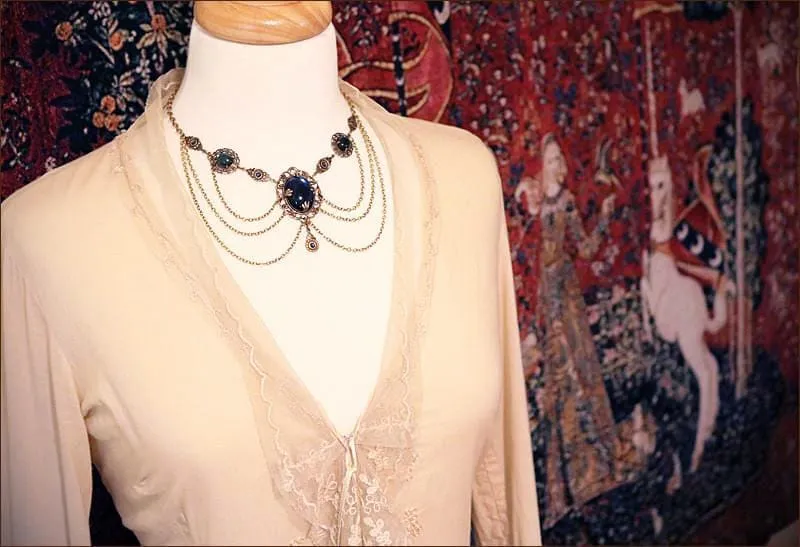 Drucilla Necklace - Antiqued Brass