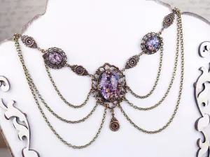 Drucilla Necklace - Antiqued Brass
