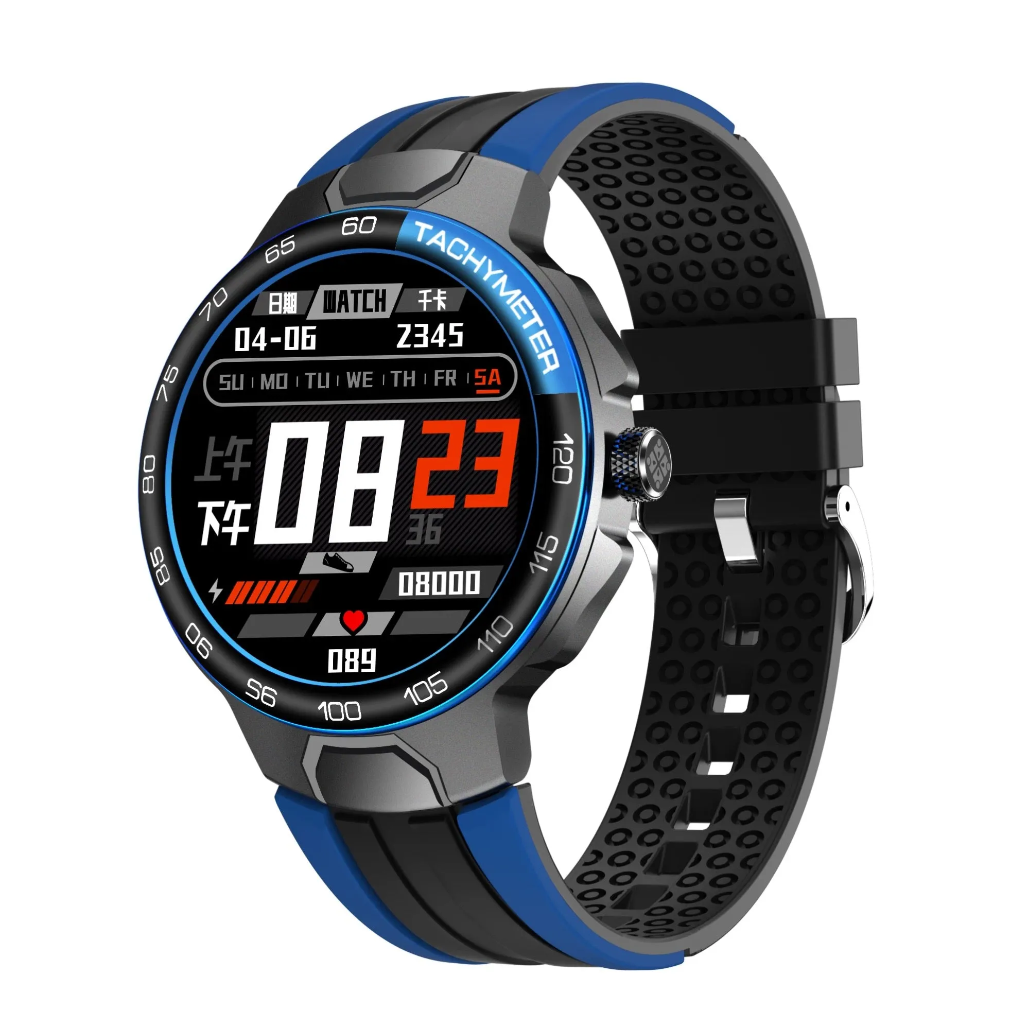 E15 Smart Watch Men Heart rate and blood pressure detection IP68 Water proof /Weather
