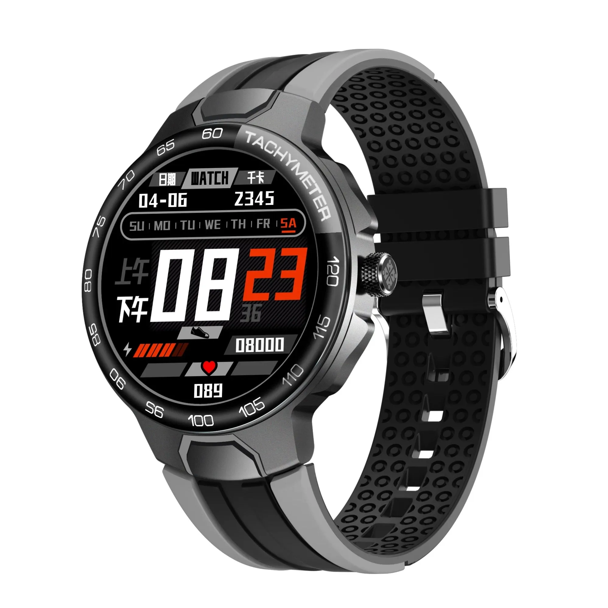 E15 Smart Watch Men Heart rate and blood pressure detection IP68 Water proof /Weather
