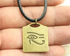 Eye of Horus Plate Necklace