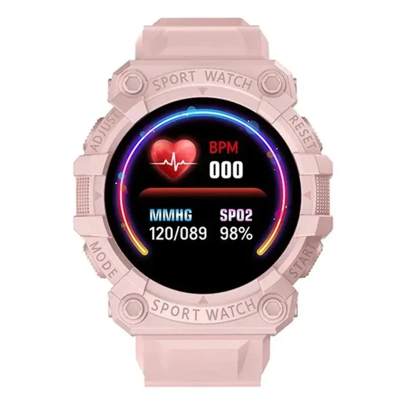 FD68S Smart Watch Round Color Screen Heart Rate Bluetooth Connection Pedometer Music Weather Outdoor Smart Sports Bracelet