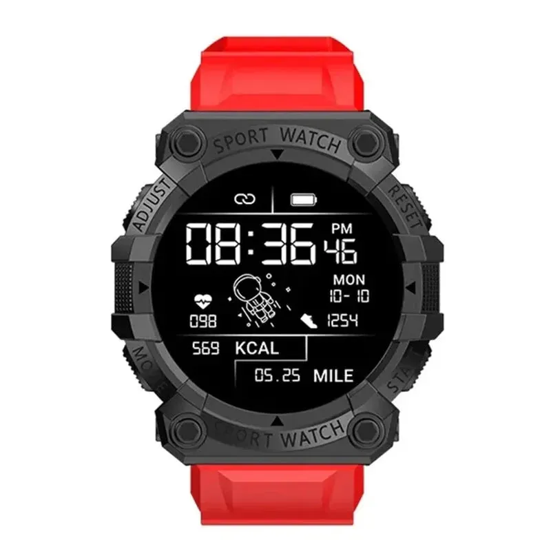 FD68S Smart Watch Round Color Screen Heart Rate Bluetooth Connection Pedometer Music Weather Outdoor Smart Sports Bracelet