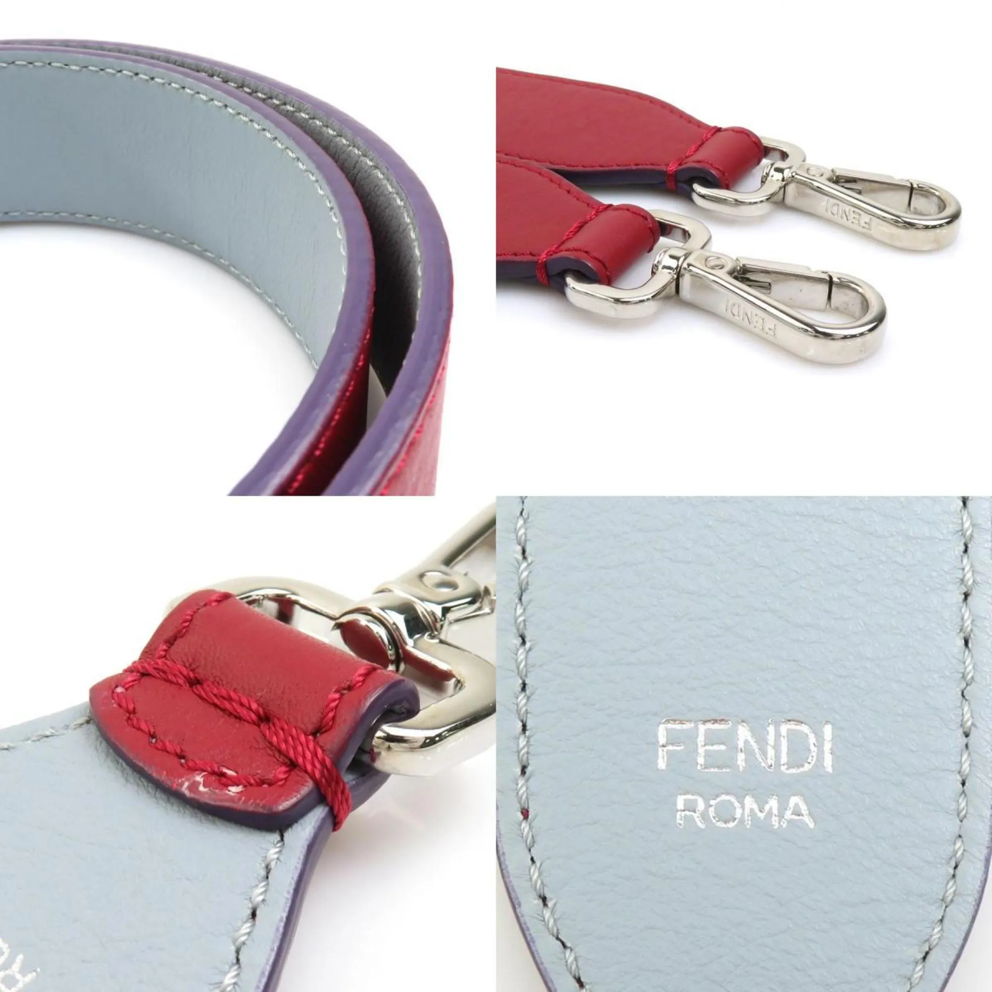 Fendi -- Red Leather Jewelry