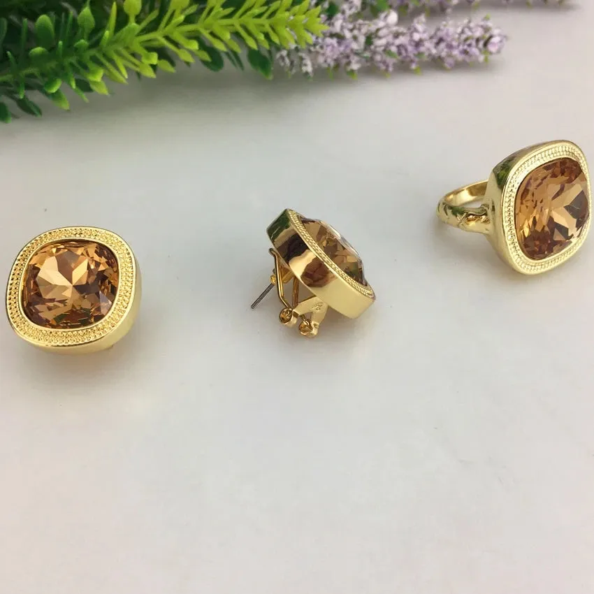 Fine Jewelry  Beautiful Rhinestone Jewelry Full Jewelry Sets For Women