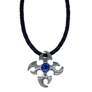 Fire and Ice on Leather Necklace