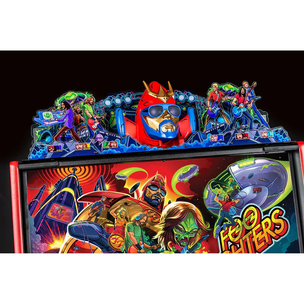 FOO FIGHTERS FOOBOT PINBALL TOPPER