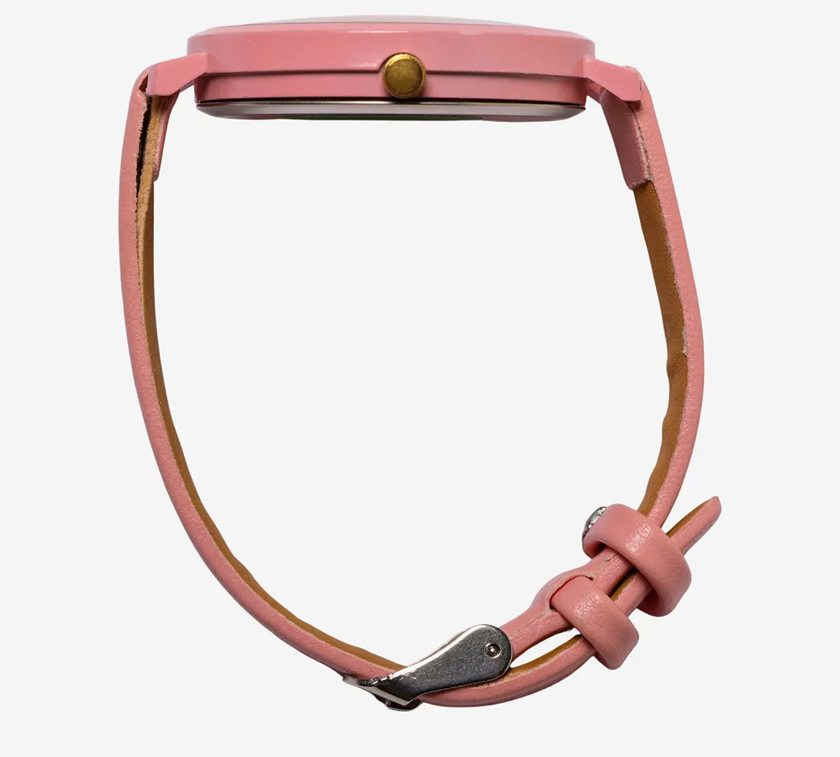 Geneva Rewound Pink Quartz Analog Watch