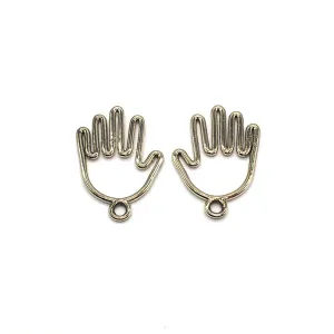 Gold Palm Shaped