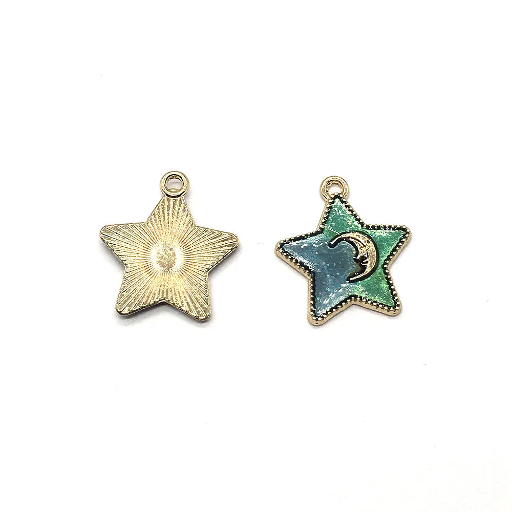 Green Two-toned Star