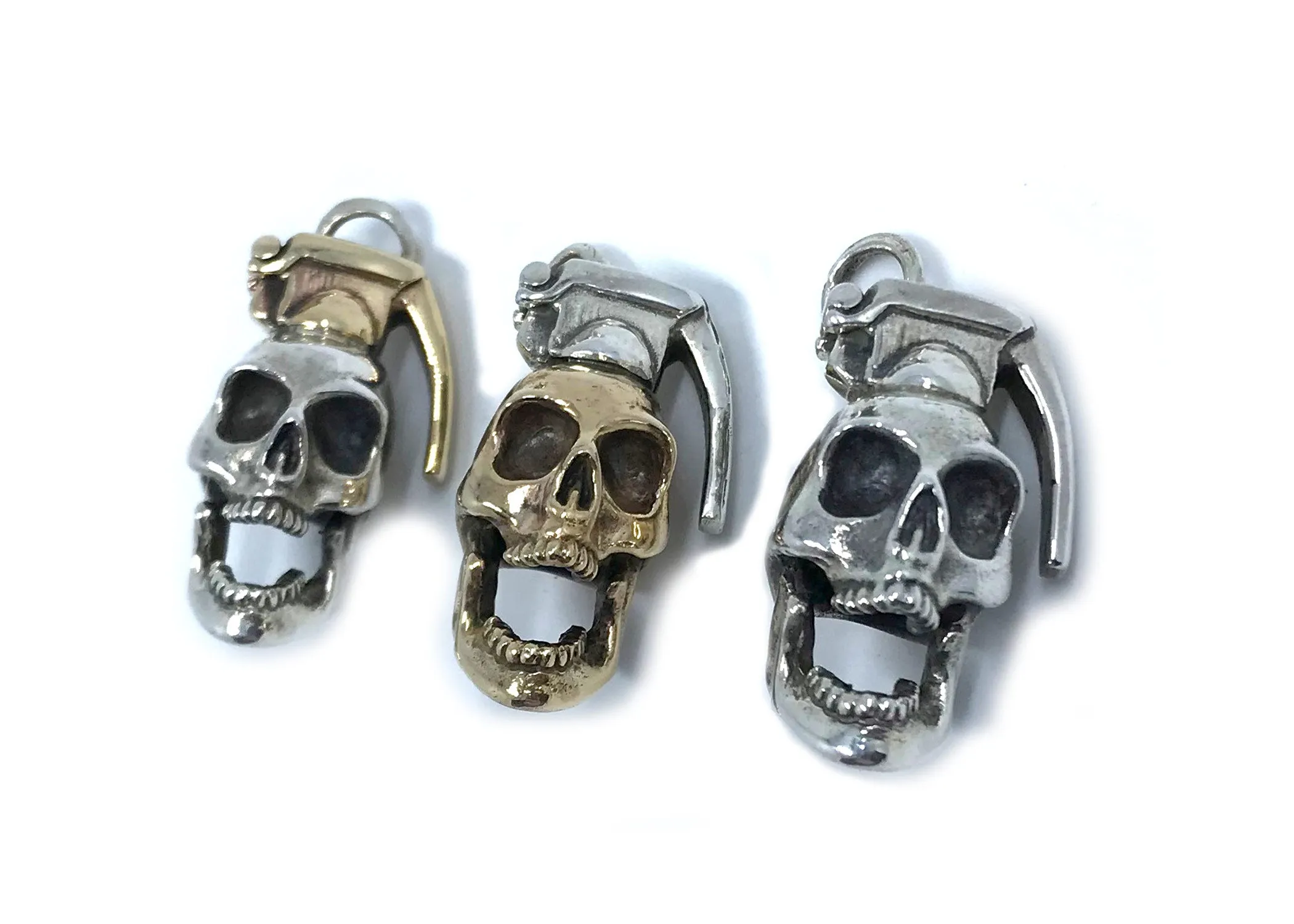 Grenade Skull Necklace
