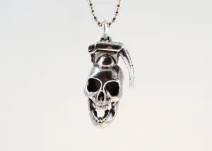 Grenade Skull Necklace