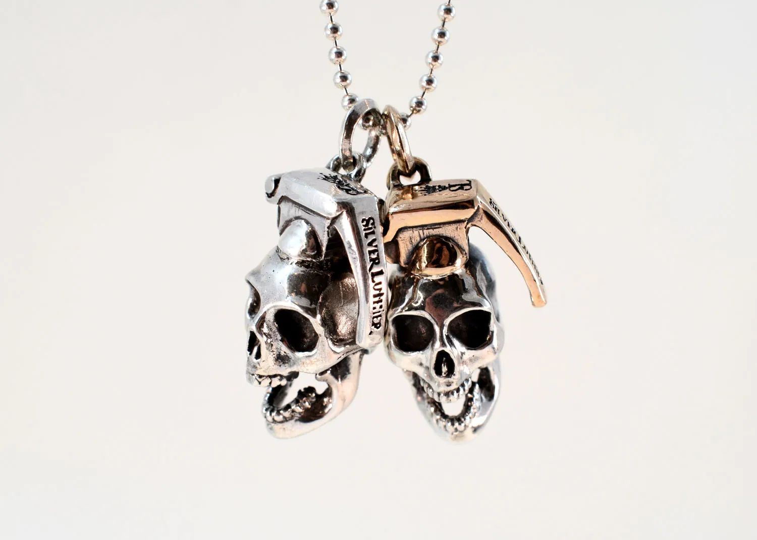 Grenade Skull Necklace