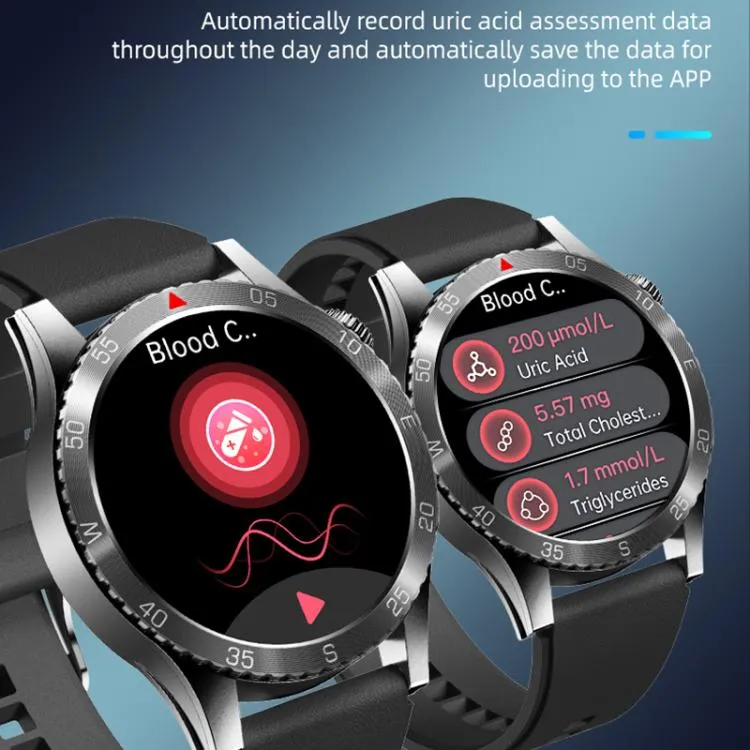 H9 1.43 inch Leather Strap ECG Smart Watch Supports Bluetooth Calls/Smart Voice Assistant(Brown)