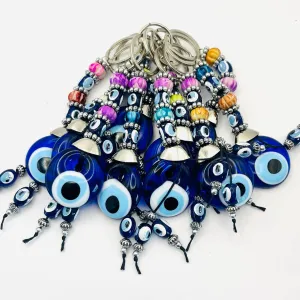 Handmade Colorful Evil Eye Keychain