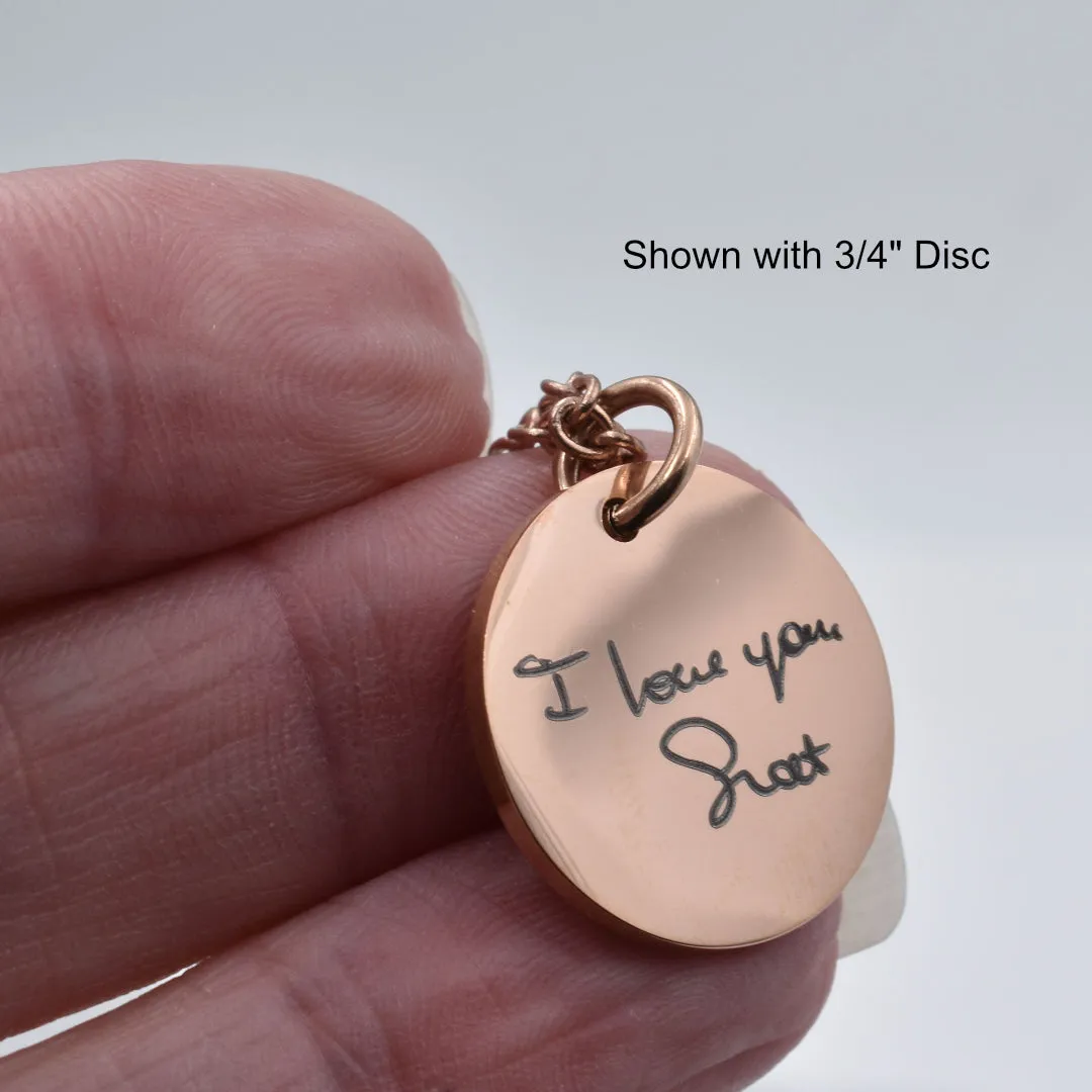 Handwriting Keyring