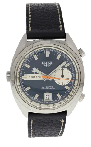 Heuer Carrera Ref. 1553 N Blue Dial Chronograph