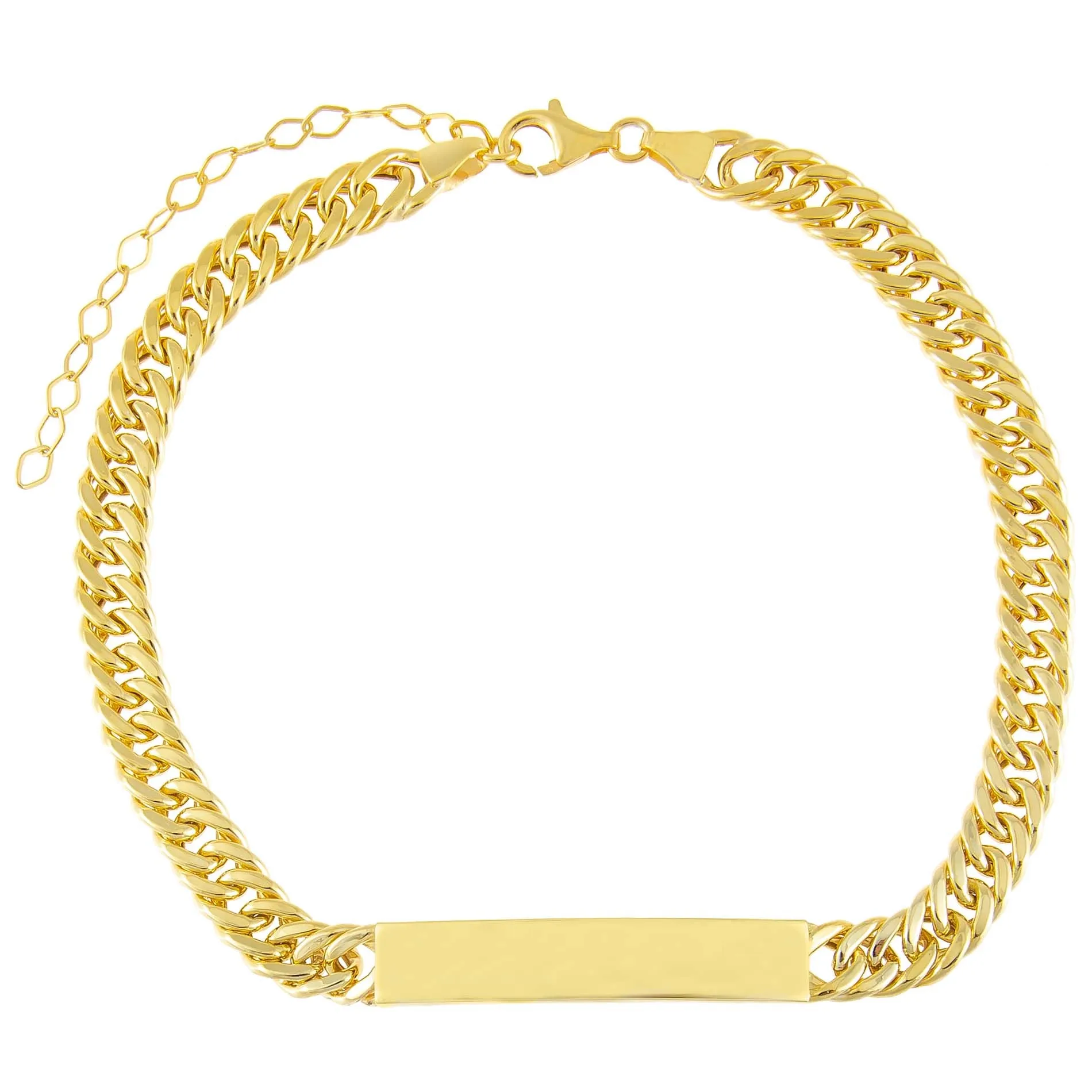 Hollow Cuban Curb Bar Chain Choker