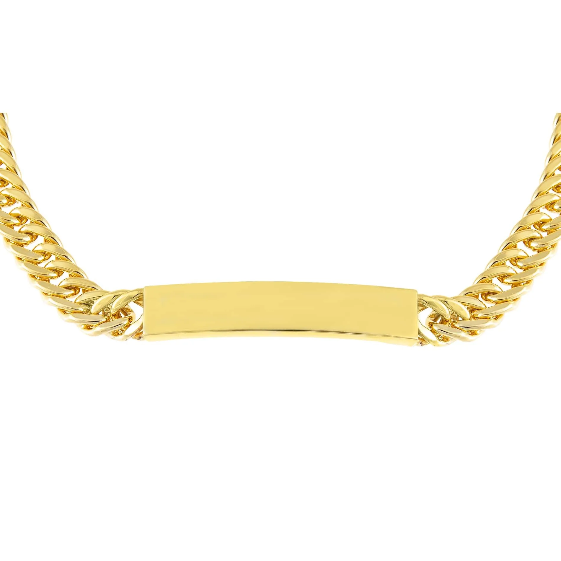 Hollow Cuban Curb Bar Chain Choker