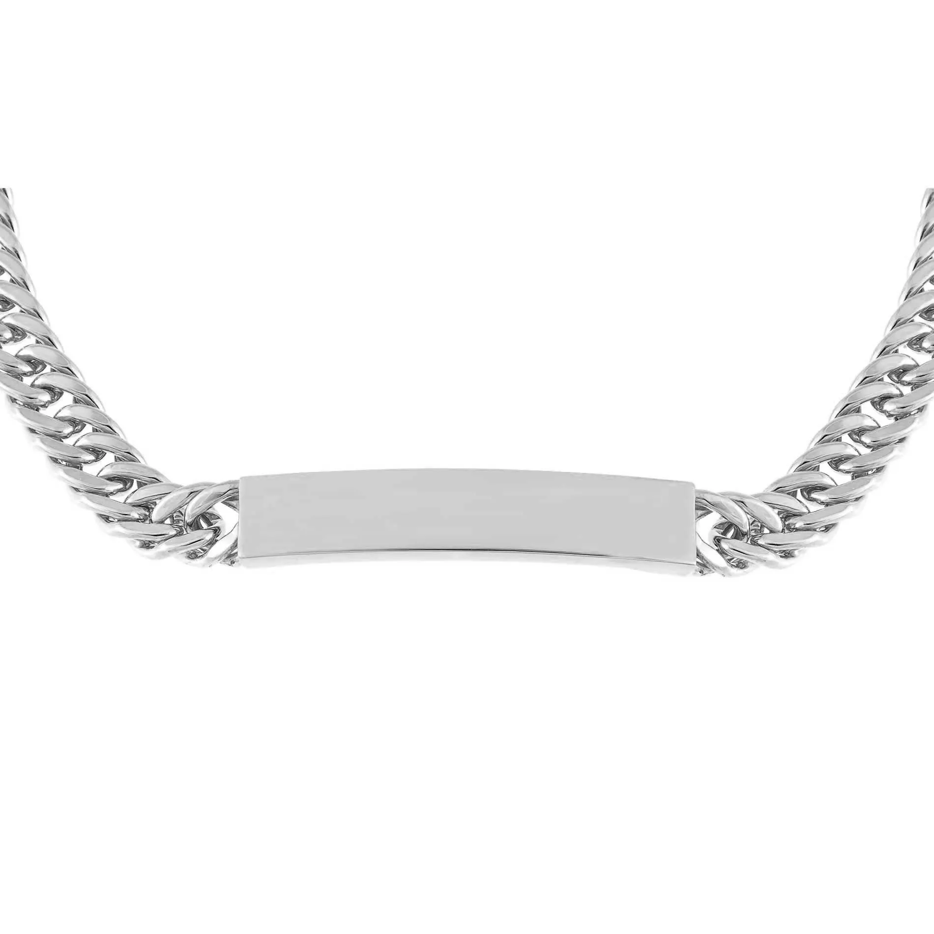 Hollow Cuban Curb Bar Chain Choker