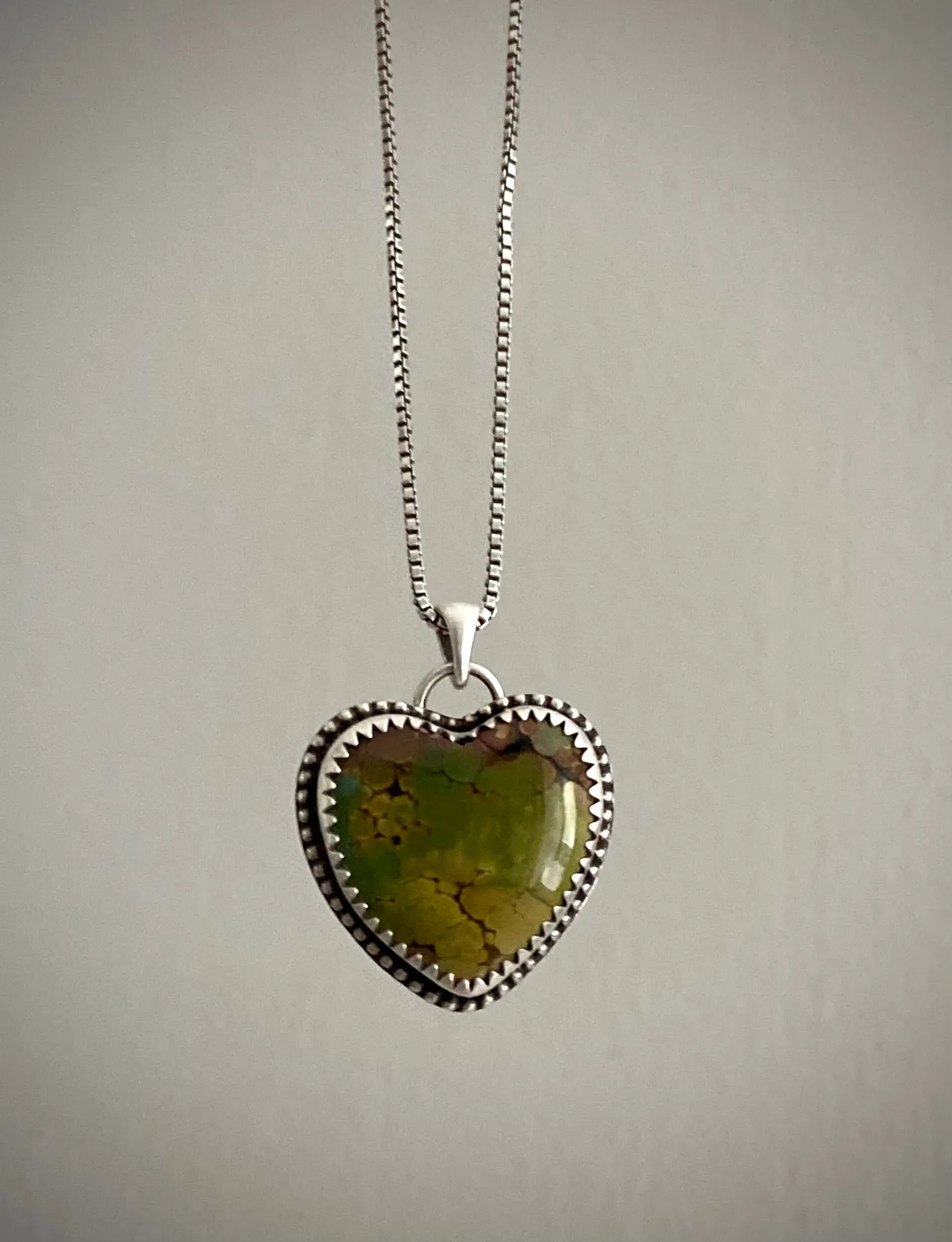 Hubei Turquoise Heart Necklace