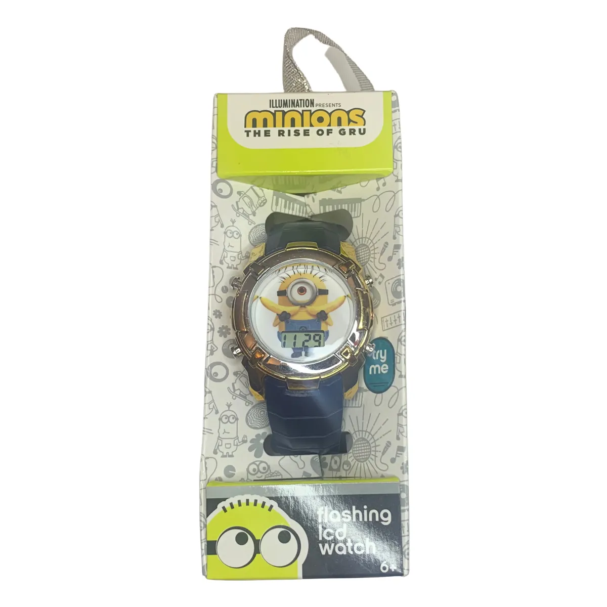 Illumination MINIONS The Rise Of Gru Bananas Flashing LCD Watch Unisex NEW