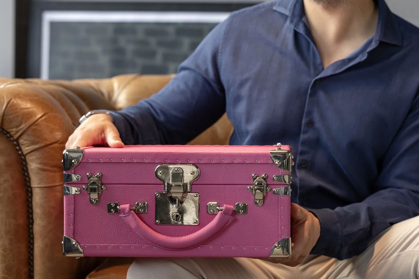 Jewelry Box - Togo Pink