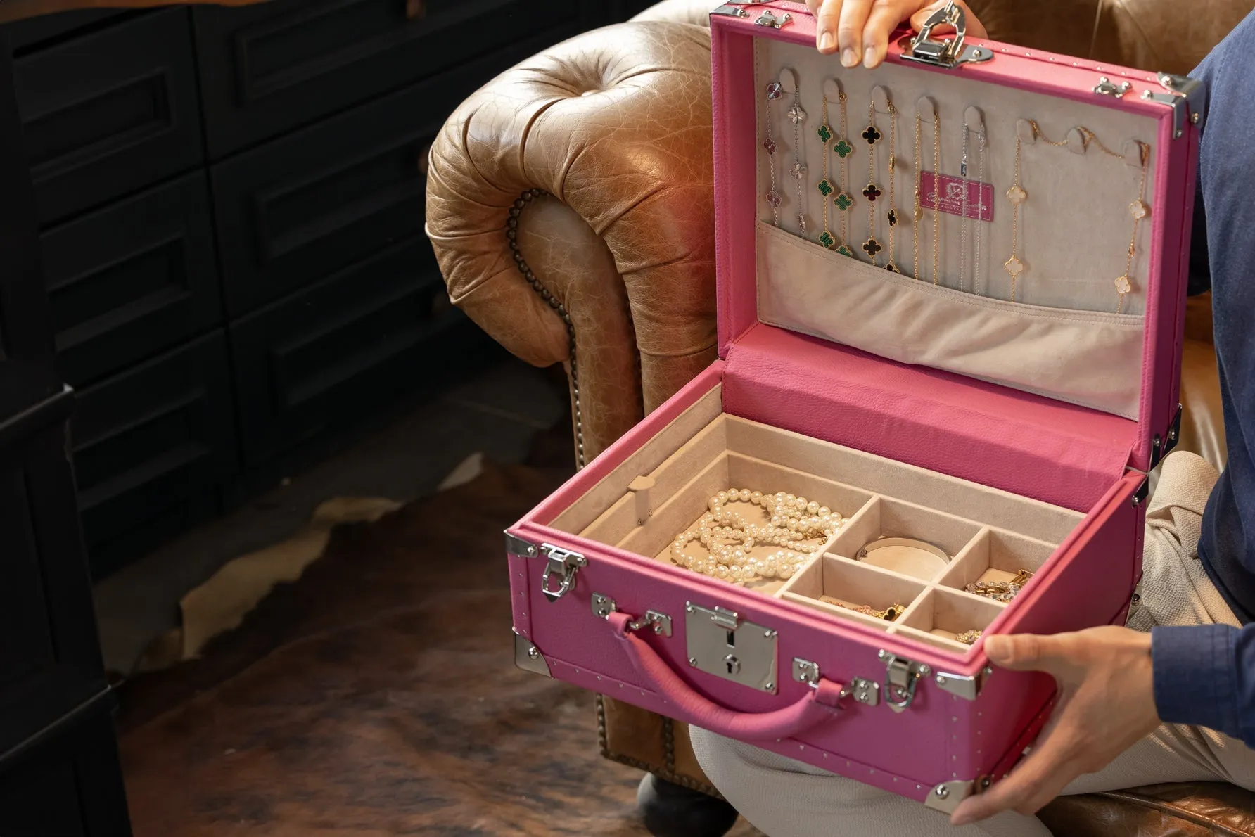 Jewelry Box - Togo Pink