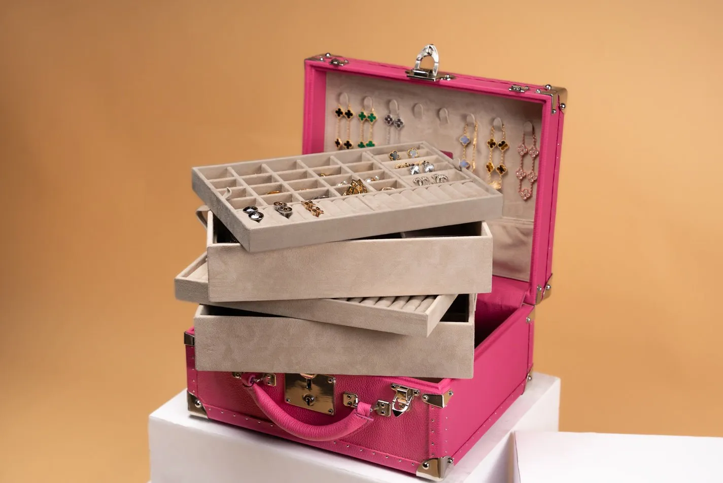 Jewelry Box - Togo Pink