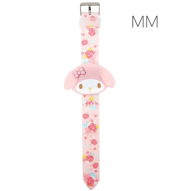 JOYROX Kids Watches 3D Cat Cartoon Rubber Child Watch Cut Electronic Clock Children Digital Montre Enfant For Girls Boys