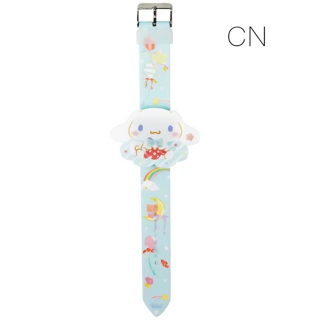 JOYROX Kids Watches 3D Cat Cartoon Rubber Child Watch Cut Electronic Clock Children Digital Montre Enfant For Girls Boys