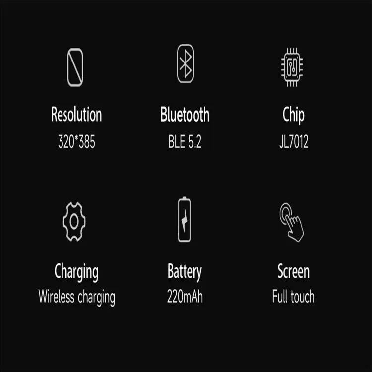 KL08 2.04 inch Color Screen Smart Watch Milan Steel Strap, Support Bluetooth Call(Black)
