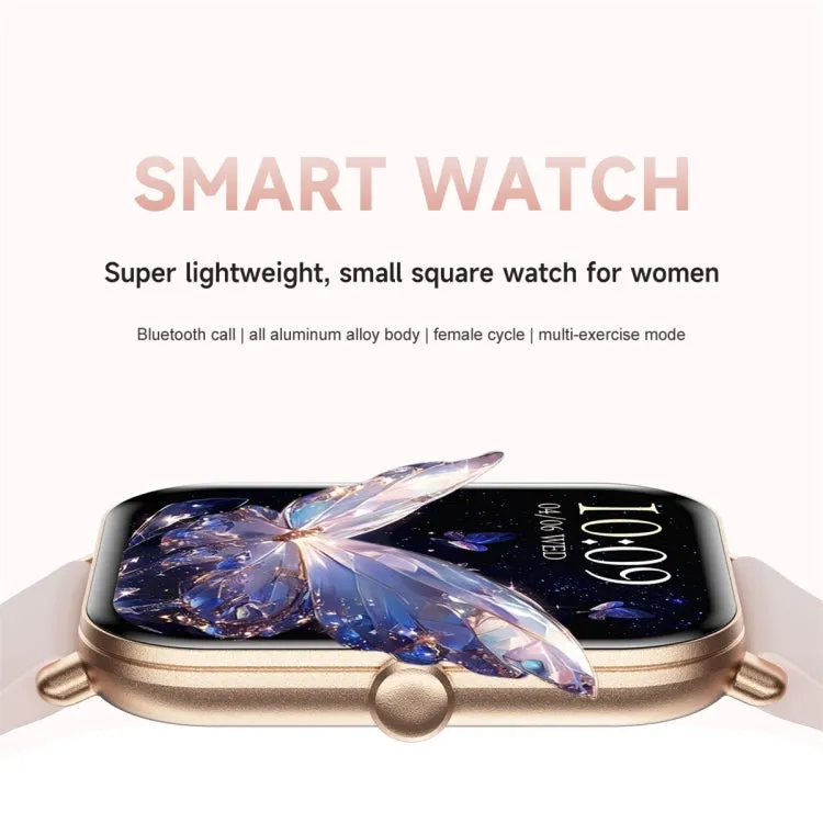 KM66 1.75 inch Color Screen Smart Watch Milan Steel Strap, Support Bluetooth Call(Black)