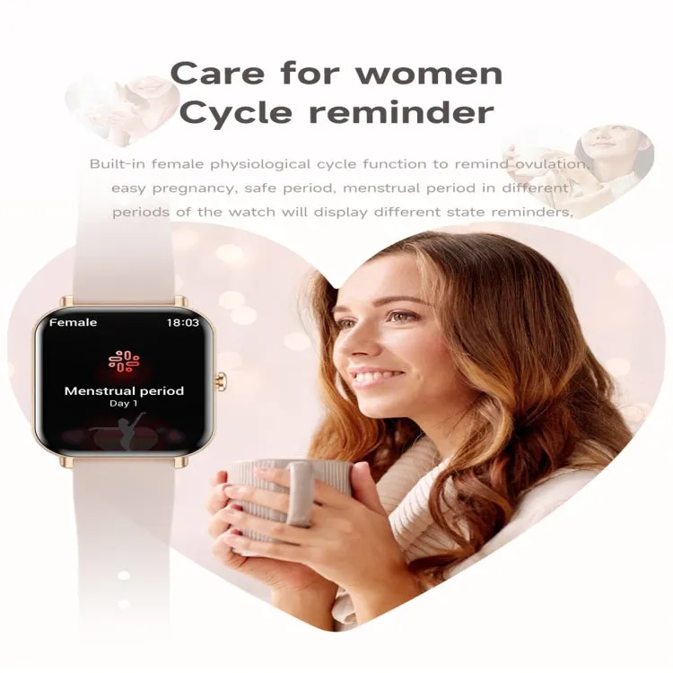 KM66 1.75 inch Color Screen Smart Watch Milan Steel Strap, Support Bluetooth Call(Black)