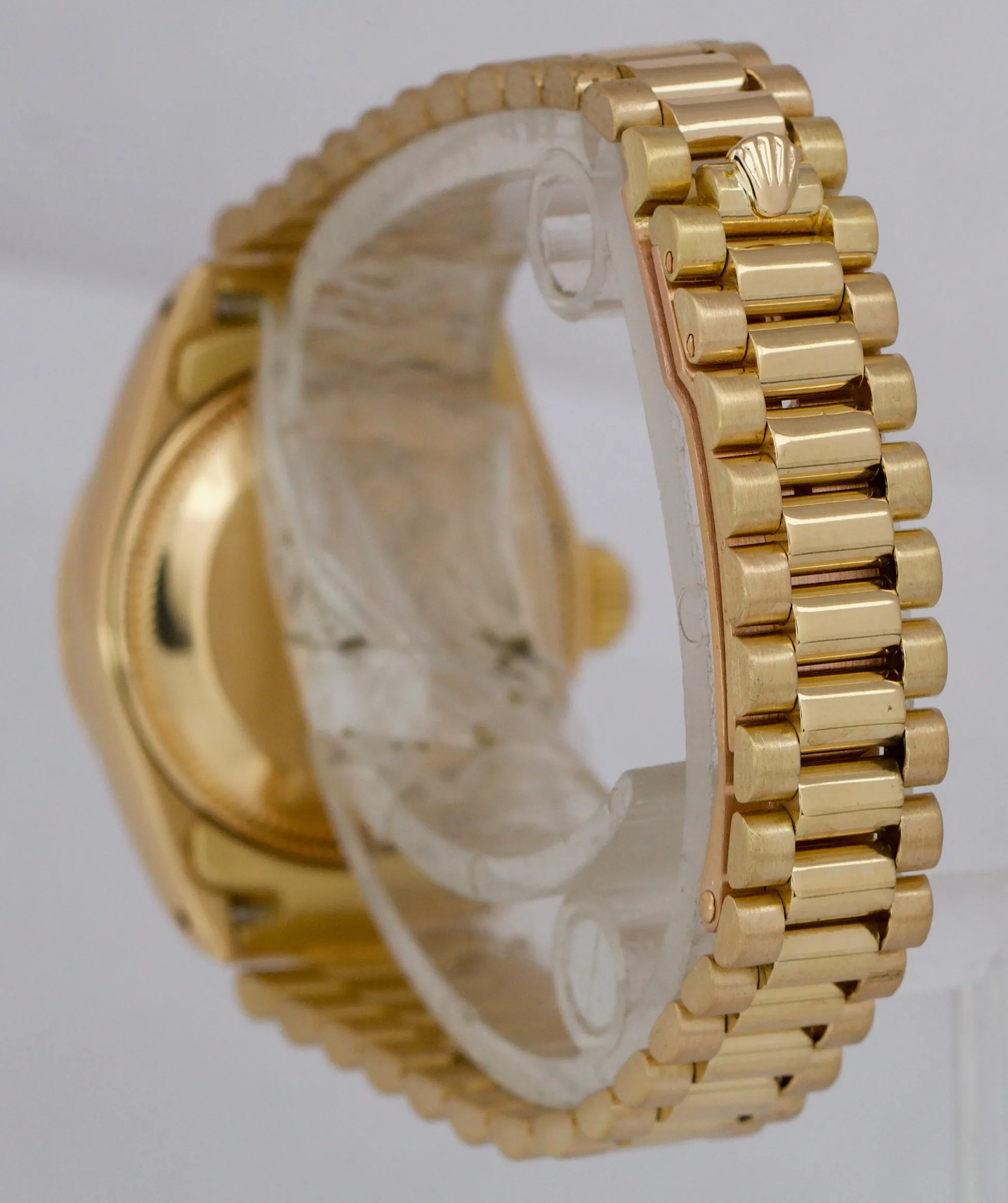 Ladies Rolex DateJust President Champagne Diamond 18K Yellow Gold 6917 Watch