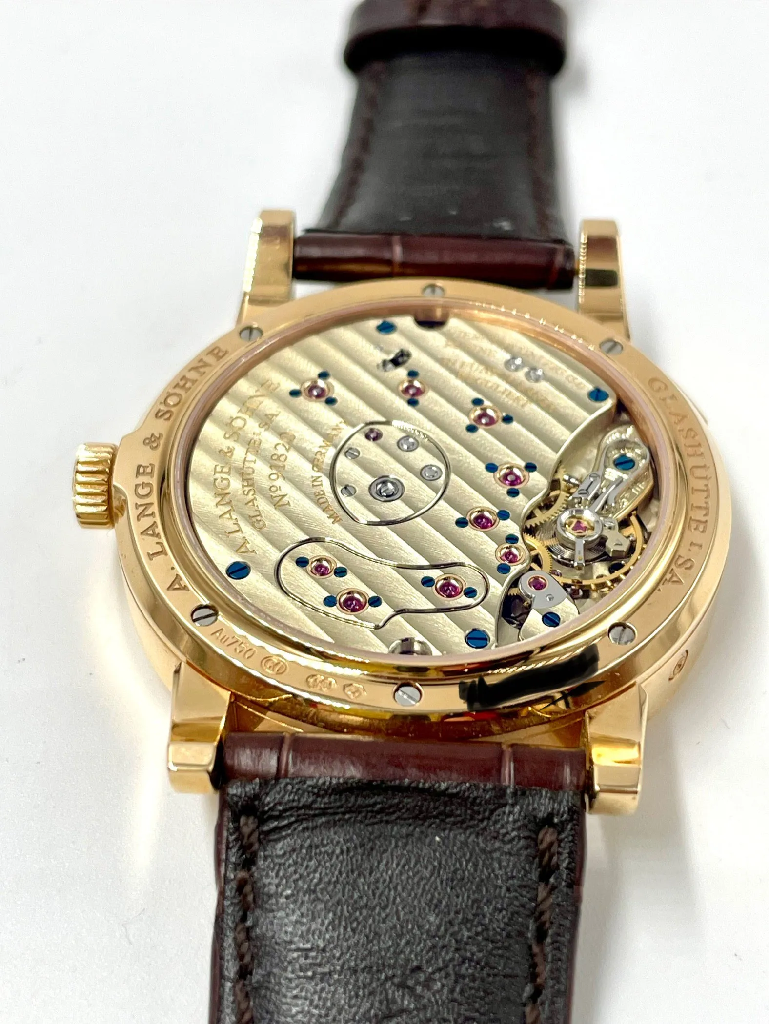 Lange 1 Moonphase Silver dial in Rose gold.