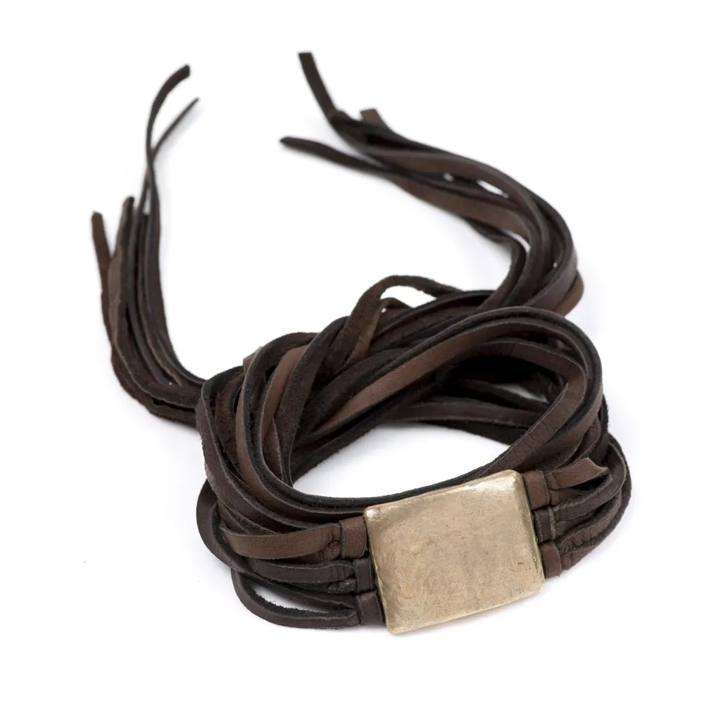 Leanna Leather Wrap Bracelet