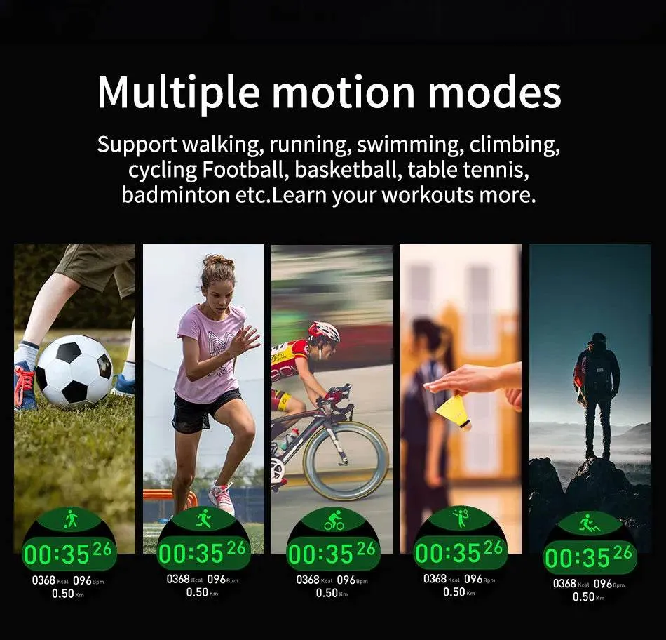 LIGE 2024 Smart Watch Men Full Circle Touch Screen Bluetooth Call Men Smartwatch Waterproof Sport Activity Fitness Watch Box