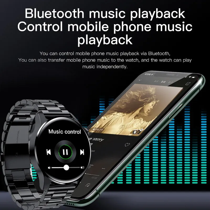 LIGE Bluetooth Men's watch for Android