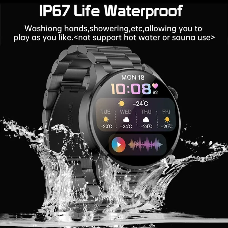 LIGE Bluetooth Men's watch for Android