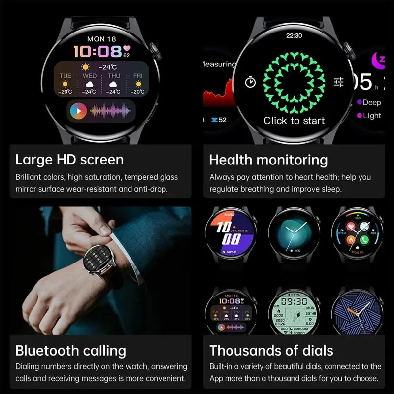 LIGE Bluetooth Men's watch for Android