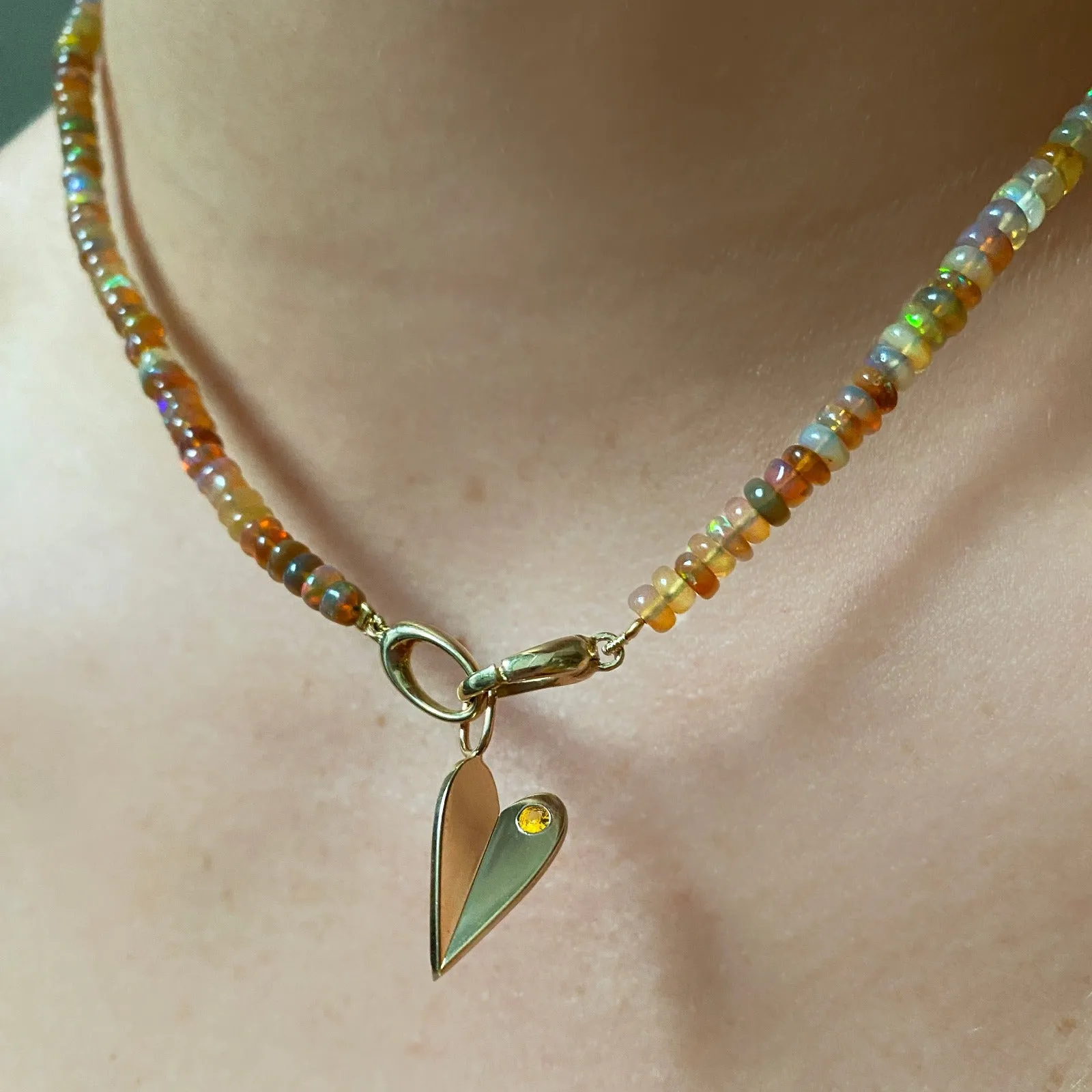 Maple Multi Opal Necklace