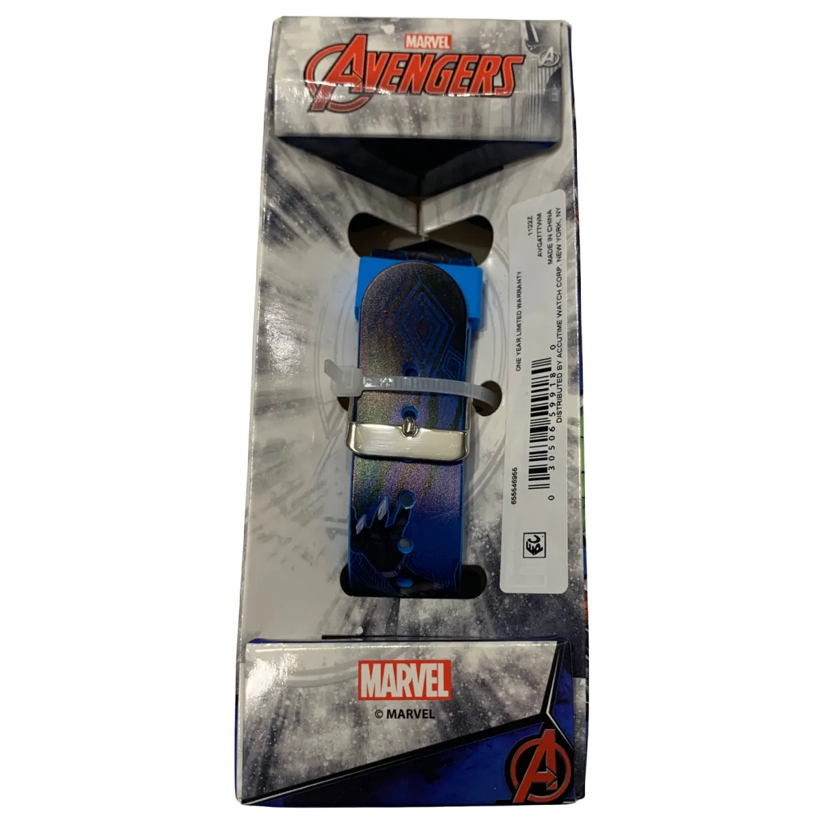 Marvel BLACK PANTHER Avengers LED Watch Square Face Digital Unisex Kids NEW