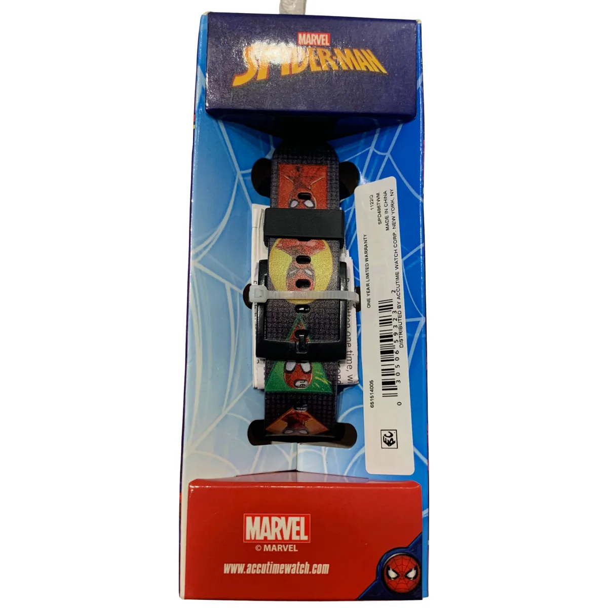 Marvel SPIDERMAN Avengers LED Watch Square Face Digital Unisex Kids NEW