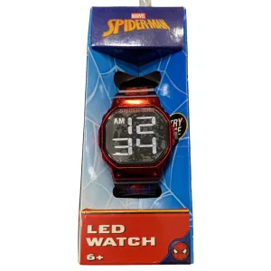 Marvel SPIDERMAN Avengers LED Watch Square Face Digital Unisex Kids NEW