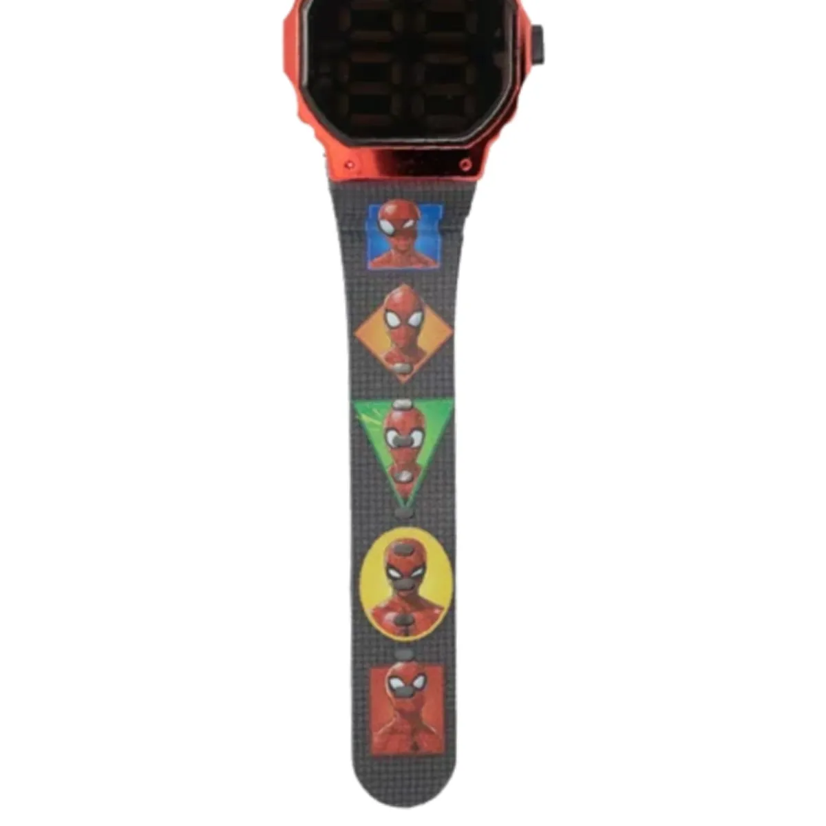 Marvel SPIDERMAN Avengers LED Watch Square Face Digital Unisex Kids NEW