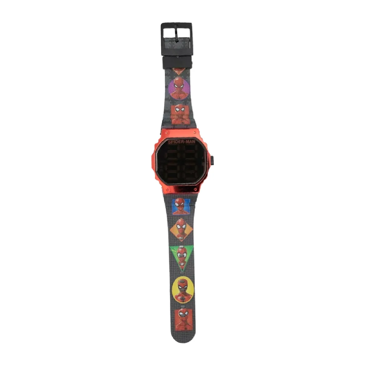 Marvel SPIDERMAN Avengers LED Watch Square Face Digital Unisex Kids NEW